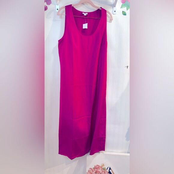 NWT J.Crew Sleeves Elegant Pink Sleeveless‎ Dress Sz 12 - Picture 7 of 7